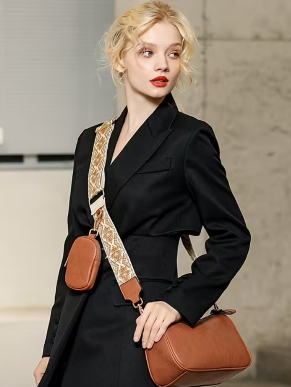 Bohemian-style crossbody bag